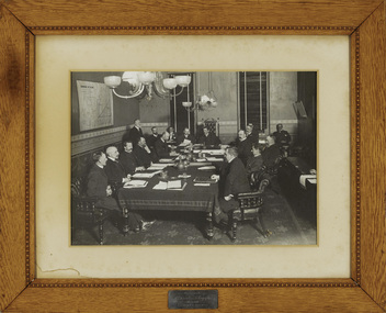 Photograph - Framed Photograph, Kew Town Council, circa 1903, c. 1904