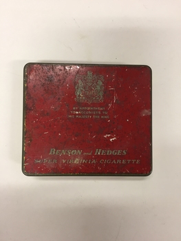 Tin [box] of Metal Toe Taps