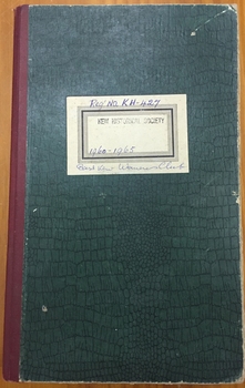 Minute Book [of the Committee] of the East Kew Womens Club, 1960-65