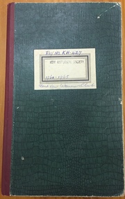 Minute Book [of the Committee] of the East Kew Womens Club, 1960-65