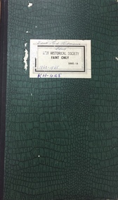 Minute Book [of the Committee] of the East Kew Womens Club, 1965-68