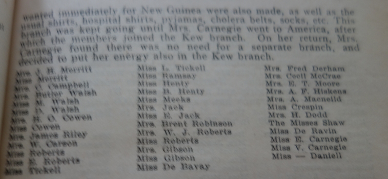 Voluntary War Workers Record