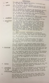 Constitution, East Kew Women's Club, 1945