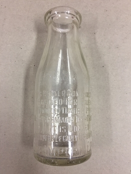 Milk Bottle, Model Dairy
