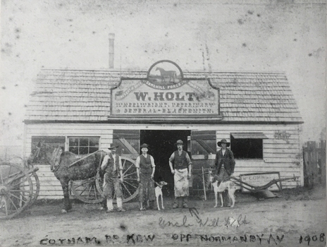 Sandhill Forge, Cotham Road, circa 1900