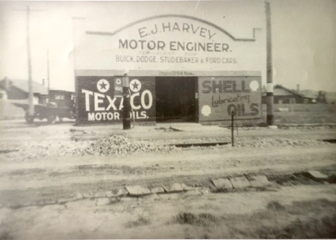 EJ Harvey, Motor Engineers, High Street [Kew East], circa 1925