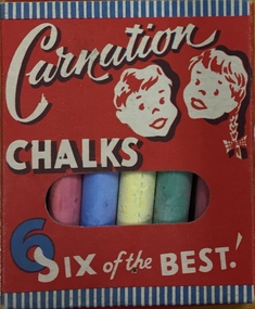 Leisure object - Toy, Carnation of Cumberland Limited, Carnation Chalks: Six of the best!, 1950s