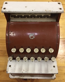 Metal & Enamel Adding Machine