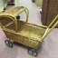 Bentwood, Woven Cane & Metal Pram