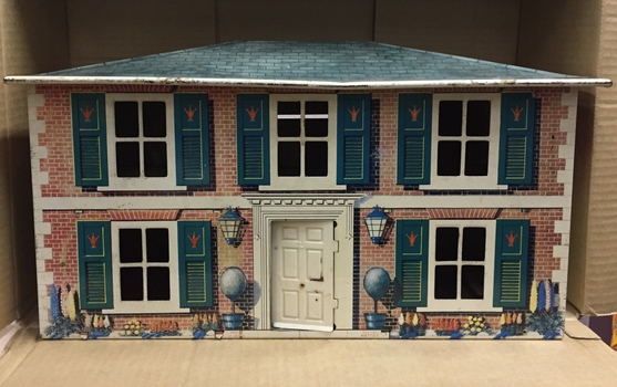 Metal & Enamel Folding Dolls House