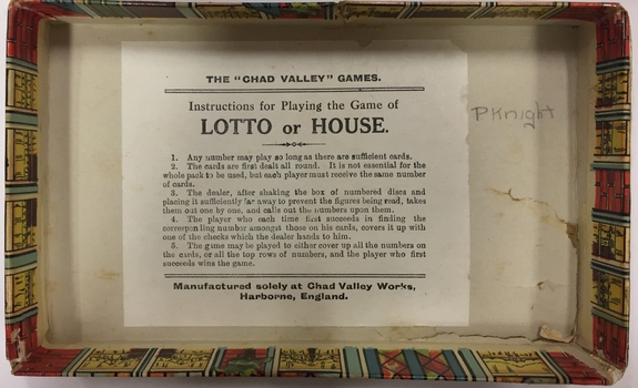 Lotto [or House]