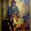 Neapolitan Fisherman and Dog, Oil on Canvas, circa 1841-1861