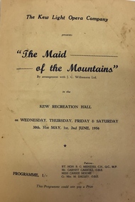 The Maid of the Mountains / by Harold Fraser-Simson