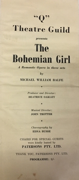 The Bohemian Girl