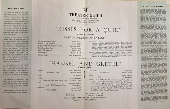 Kisses For A Quid & Hansel and Gretel / by Felix Werder