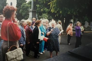 Photograph, Walking Tour, Boroondara General Cemetery