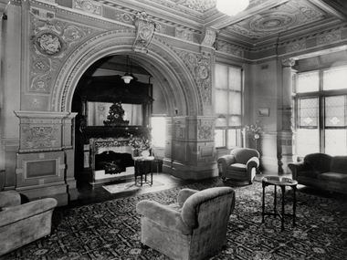 Photograph - Drawing Room, 'Tara Hall', Studley Park Road, Marc Strizic (attrib), c.1960