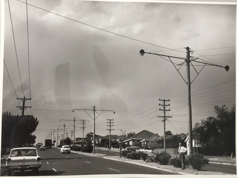 Electricity Supply Poles, Warrigal Road, Holmesglen, 1965