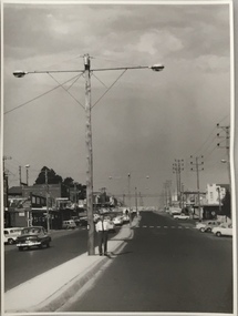 Electricity Supply Poles, North Road, Ormond, 1965