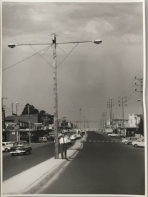 Electricity Supply Poles, North Road, Ormond, 1965