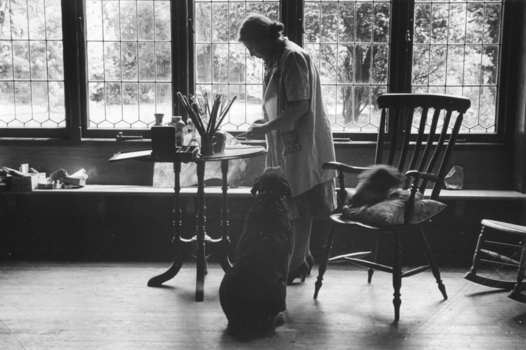Alma Figuerola in her Studio, D'Estaville