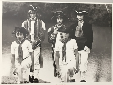 Charles Grimes Re-enactment, Yarra River, 1978