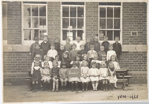 Grade 1, Kew State School, 1920