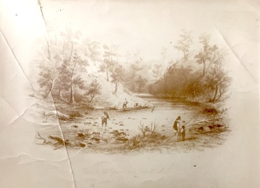 View on the Yarra Near Dights Falls