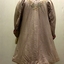 Silk & Guipure Lace Evening Coat with Quilted Pink Silk Lining, 1920s