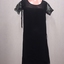 Black Crepe de Chine Day Dress
