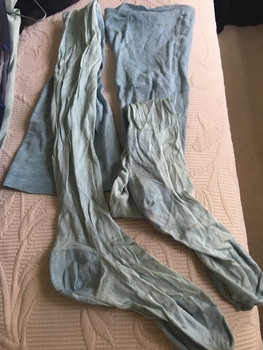 Pale Blue Silk Two Piece Evening, 1900s