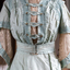 Silk and Lace Two Piece Day Dress