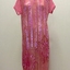 Pink Silk, Sequinned Georgette Evening Dress, 1920s