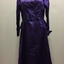 Two Piece Purple Silk Dress