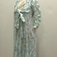 Floral layered silk, chiffon and lace peignoir