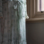  Floral layered silk, chiffon and lace peignoir