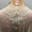 Ornamental cream lace bodice