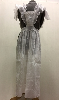  Cream Voile Pinafore