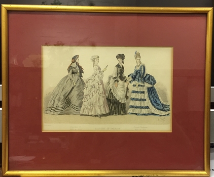 History of Fashion - Napoleon III 1865 to 1870, Present Fashions 1870 to 1875
