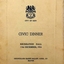 City of Kew, Civic Dinner, 1954