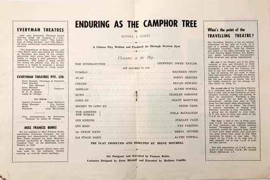 'Enduring As the Camphor Tree' by Russell J. Oakes