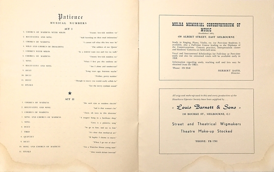'Patience' by Gilbert & Sullivan