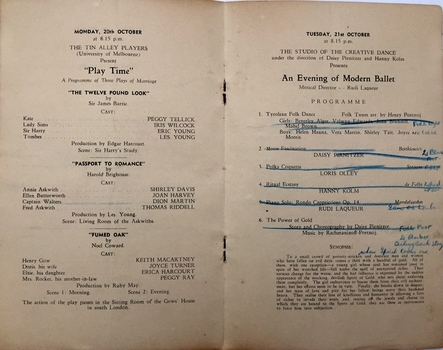Kew Arts Festival 1947 Souvenir Programme