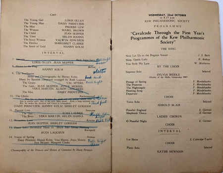 Kew Arts Festival 1947 Souvenir Programme
