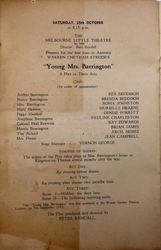 Kew Arts Festival 1947 Souvenir Programme