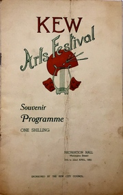 Kew Arts Festival 1950 Souvenir Programme