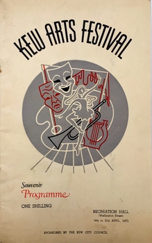 Kew Arts Festival 1951 Souvenir Programme