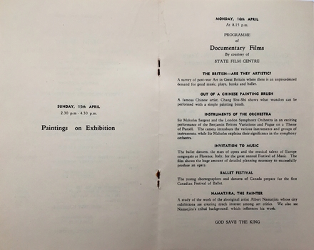 Kew Arts Festival 1951 Souvenir Programme