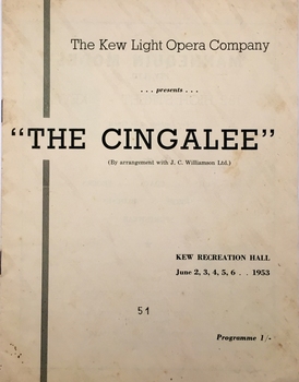 The Cingalee / by Lionel Monckton