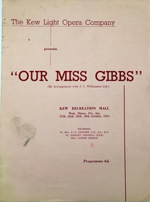 Our Miss Gibbs / by Lionel Monckton & Ivan Caryll